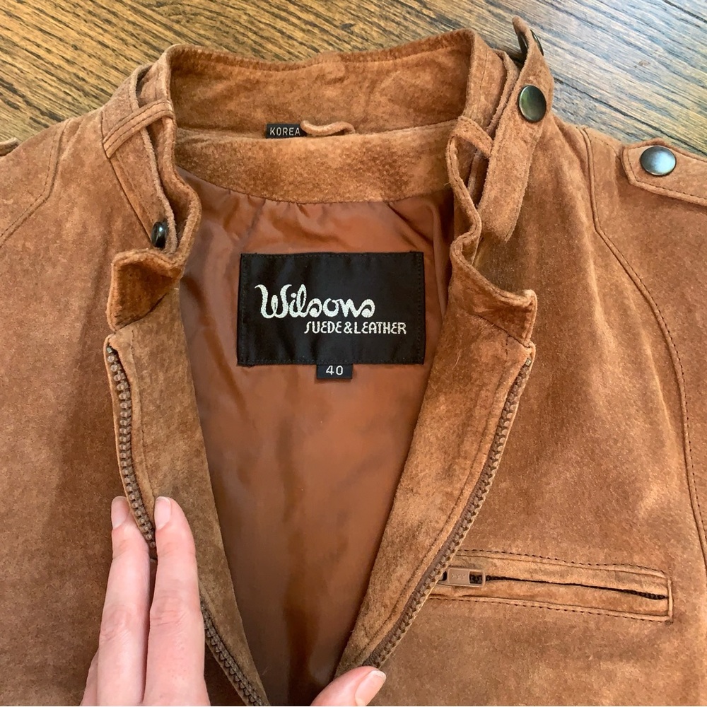 Vintage Wilsons brown leather jacket
